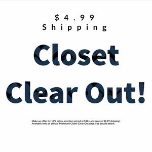 $4.99 Shipping! Valid Today Only